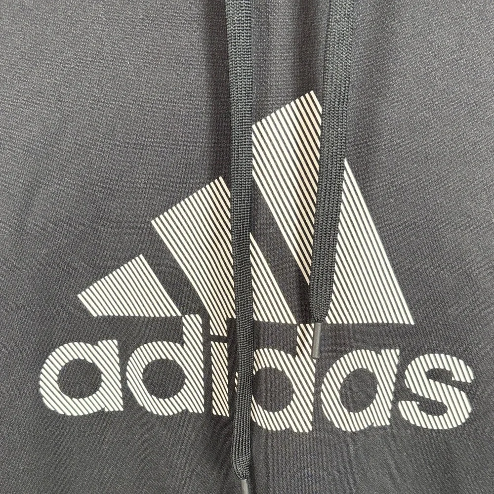 Adidas Men's Black Pullover Hoodie